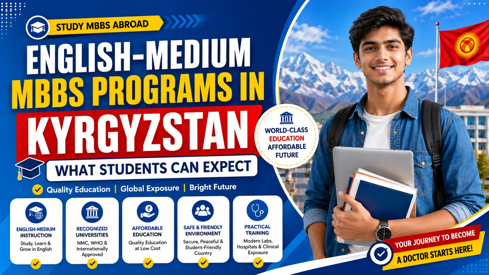 English-Medium MBBS Programs in Kyrgyzstan: What Students Can Expect